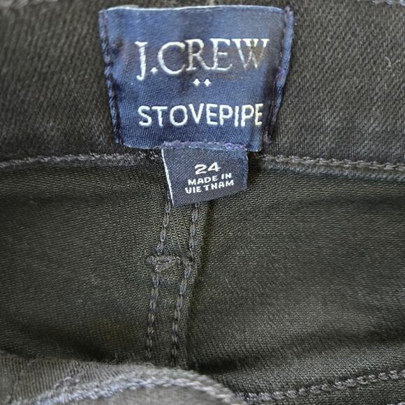 J. Crew Factory Stovepipe Straight Jean in Signature Stretch+ Size 24 - Picture 3 of 8